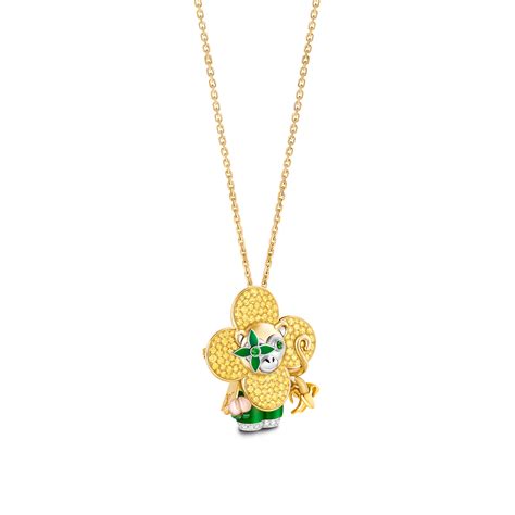 Products by Louis Vuitton: Vivienne Monkey Pendant, 3 Golds, 